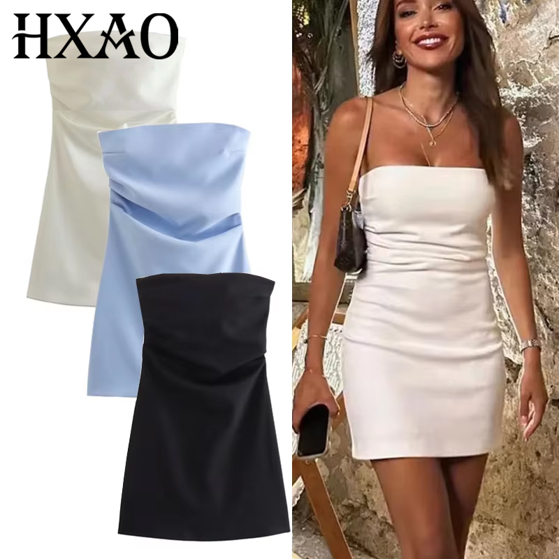 HXAO Dress Women Off Shoulder  - đánh giá và giá Strapless Bra Backless